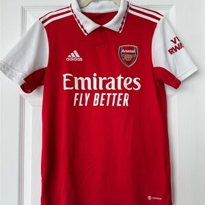 Adidas Arsenal Red and White Jersey